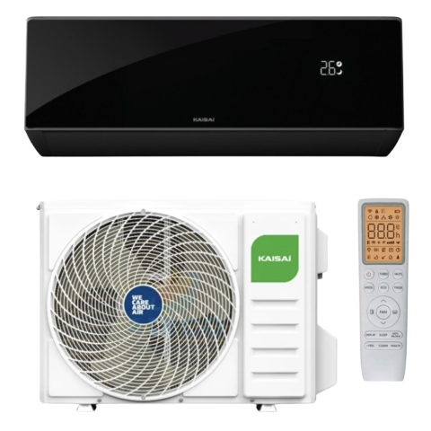 Kaisai PRO Heat+ 2,6kW KRB-09TLH - fekete mono split klíma szett